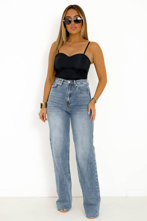 Jeans Ample Taille Haute