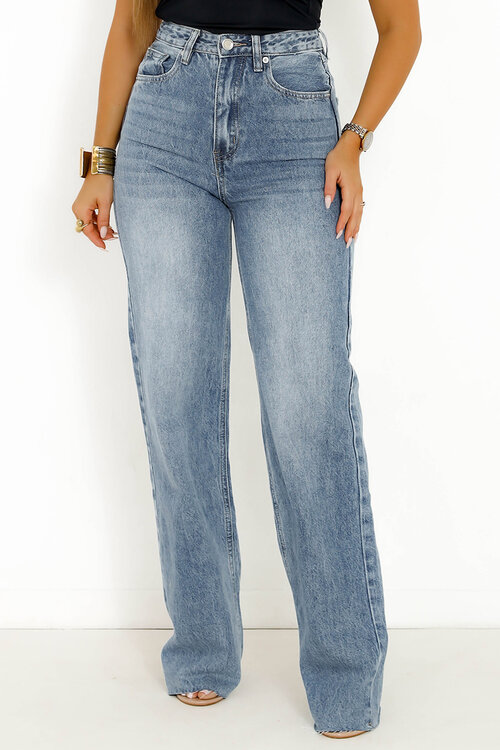 Jeans Ample Taille Haute