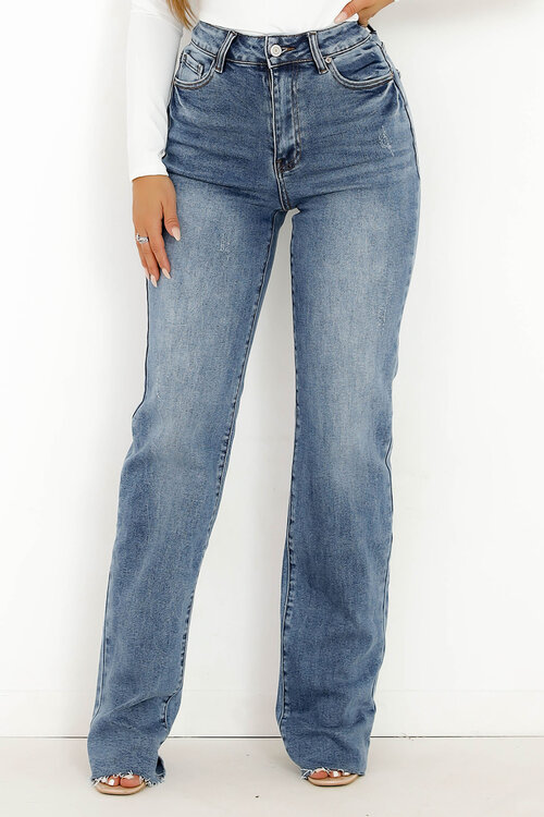 Jeans Extra Long Coupe Droite