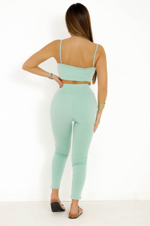 Ensemble Femme Débardeur Court + Legging