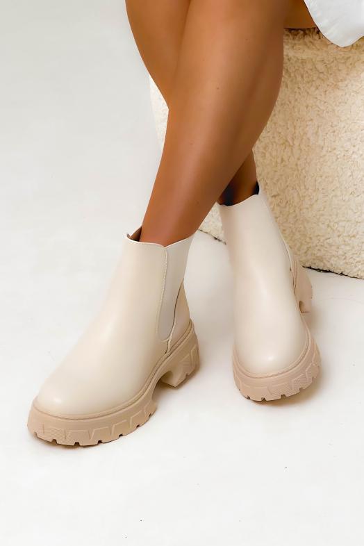 Boot´s Elastique Femme Beige 