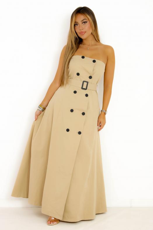 Robe Trench Beige