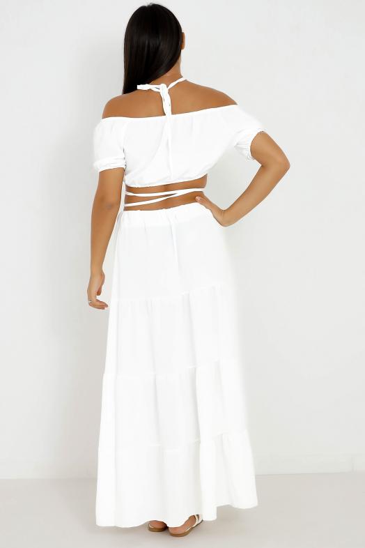 Ensemble Top Col + Jupe Bardot 