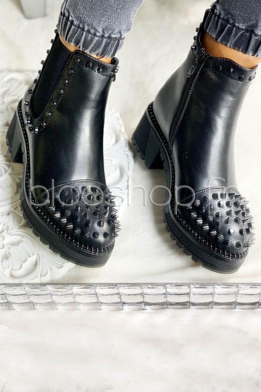 Boot´s Clous Femme Noir