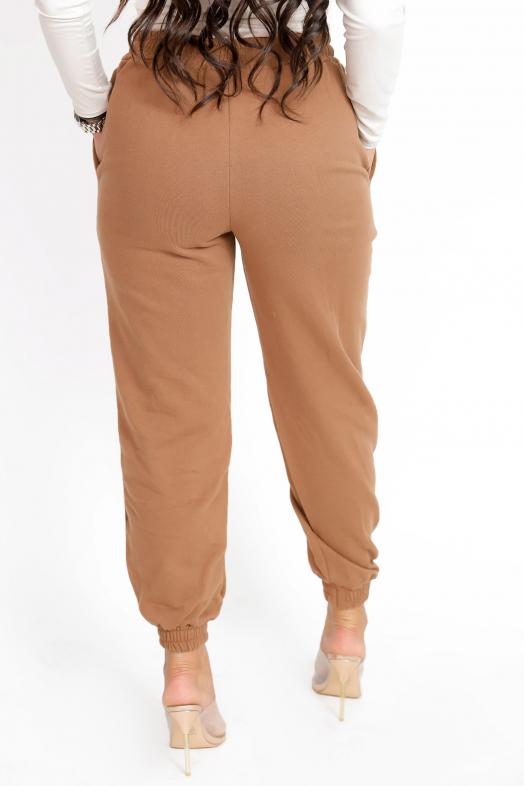 Jogging Femme Camel  Ref : 9377-8