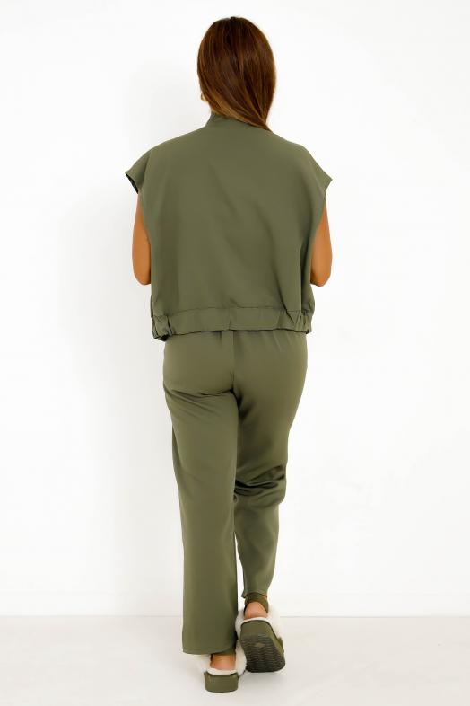 Ensemble Veste Cargo + Pantalon Kaki 