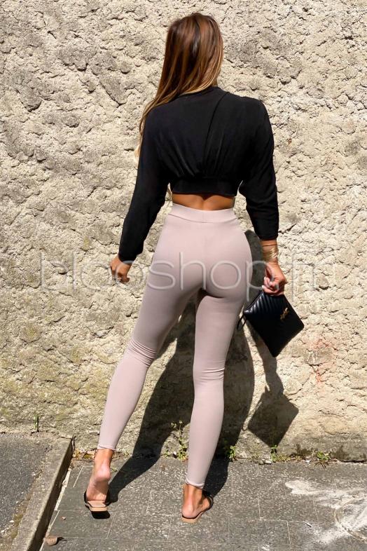 Legging Femme Basic Beige / Réf : 1898