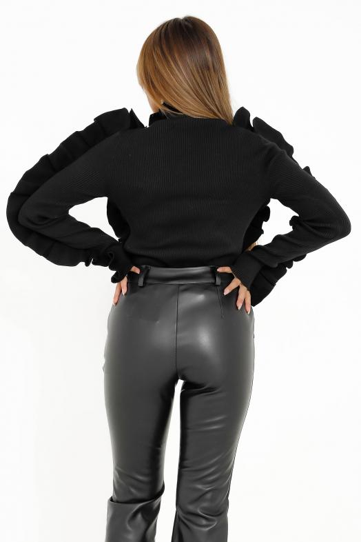 Pull Froufrou Femme Noir 