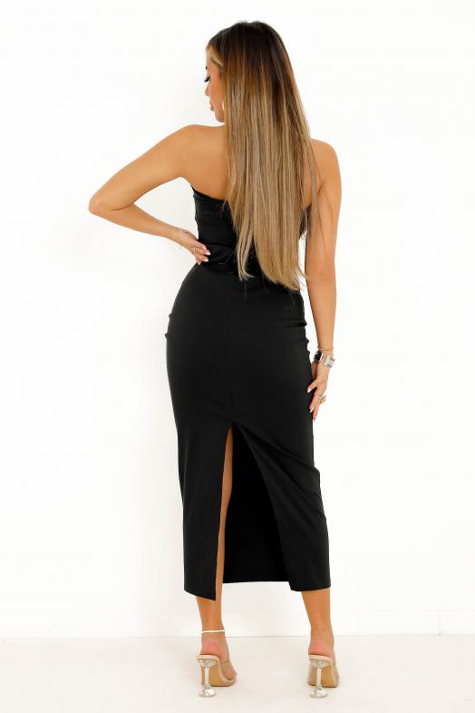 Robe Bustier Femme Noir 