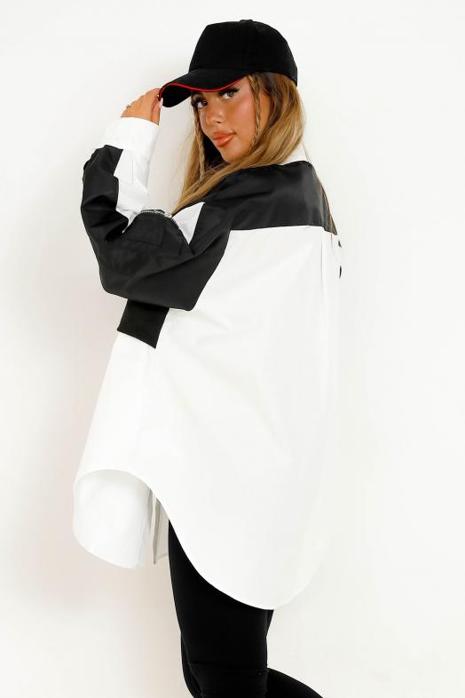 Chemise Bombers Femme Noir 