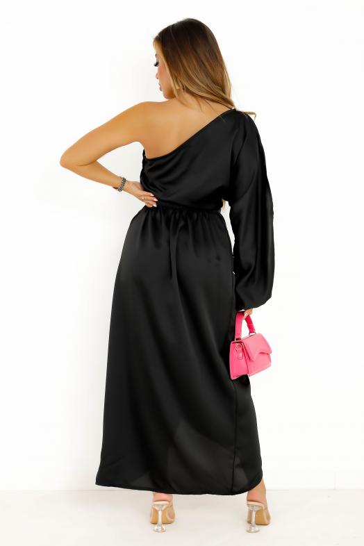 Ensemble Top + Jupe Satin Asymétrique 