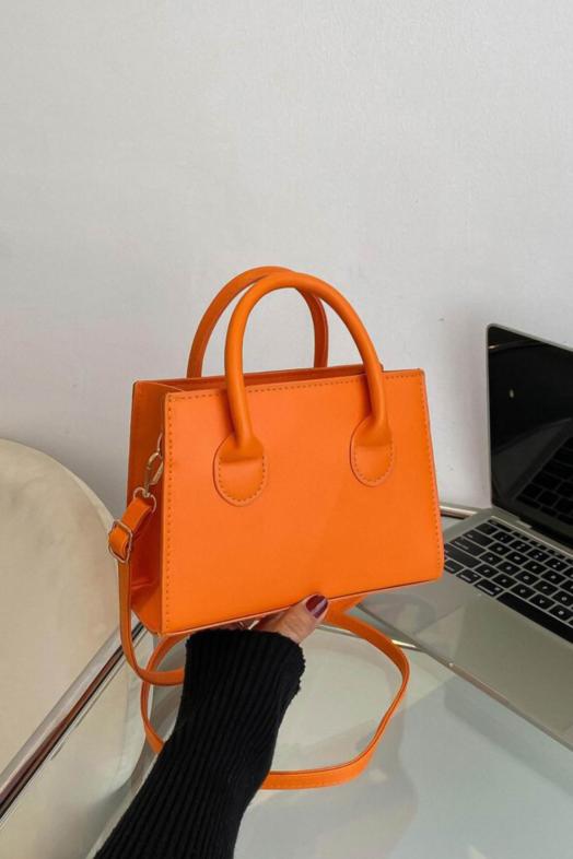 Sac Minimaliste à Poignets Femmes Orange 