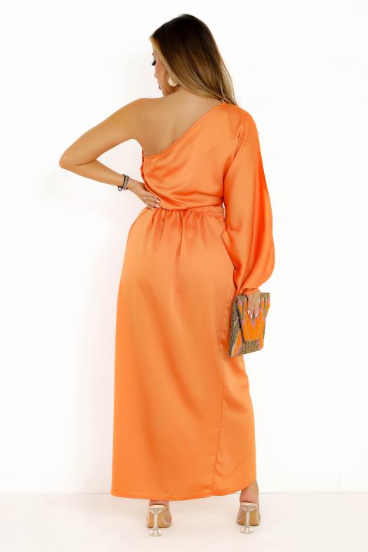 Ensemble Top + Jupe Satin Asymétrique 