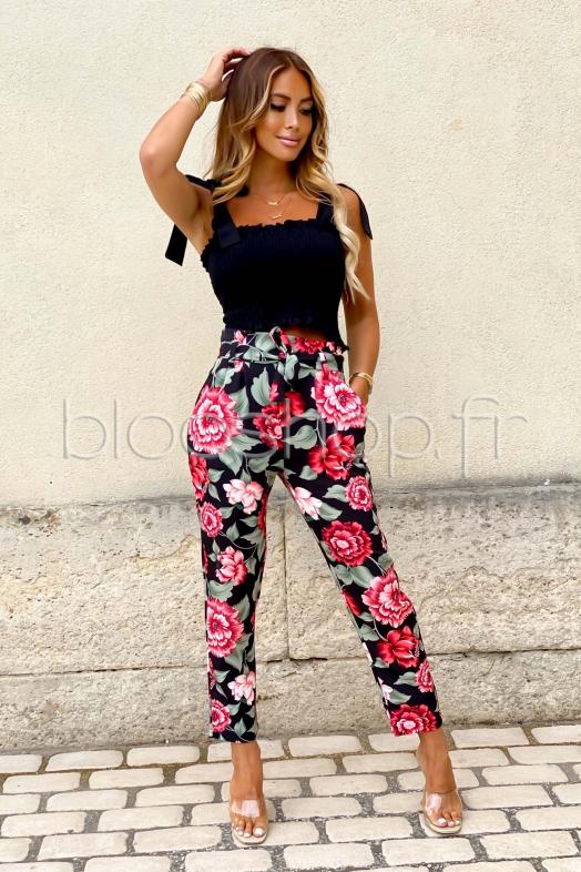 Pantalon online femme noir