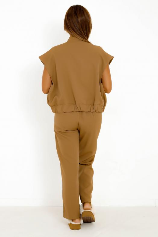 Ensemble Veste Cargo + Pantalon Taupe 