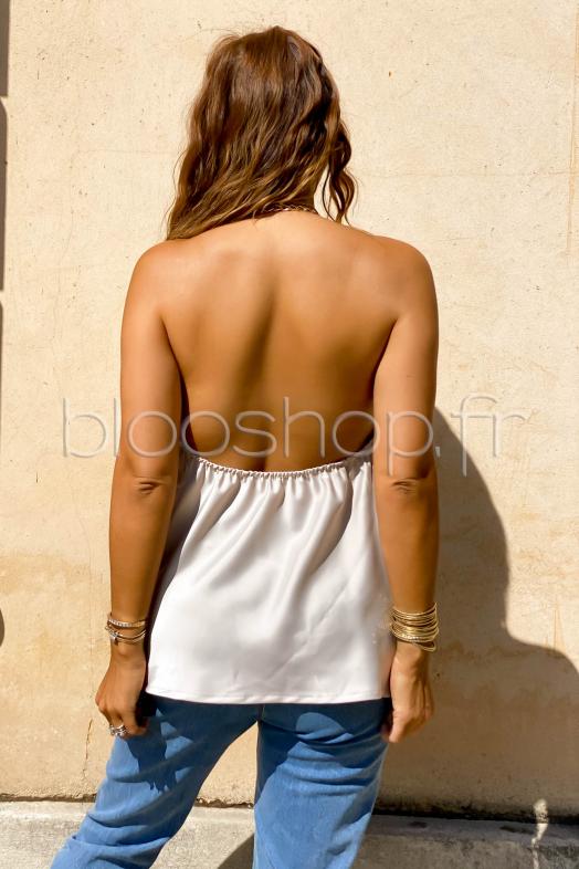 Top Femme Chaîne Beige / Réf : 1281