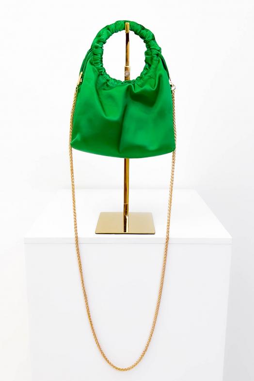 Sac Satiné Femme Vert