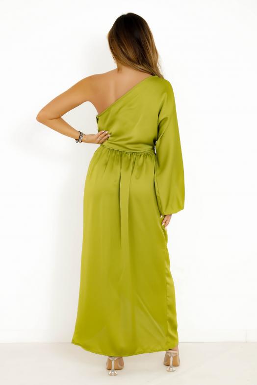 Ensemble Top + Jupe Satin Asymétrique